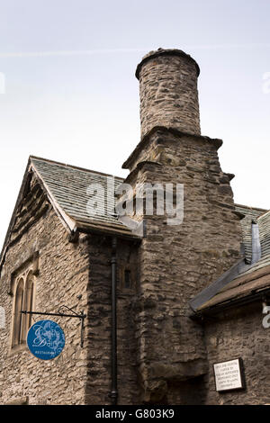 UK, Cumbria, Kendal, Wildman, rue laitière, dans le restaurant du château médiéval Banque D'Images