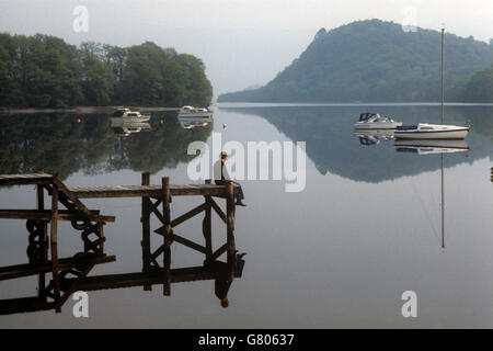 Environnement - Loch Lomond - Ecosse.Réflexions dans le Loch Lomond, près de Luss. Banque D'Images