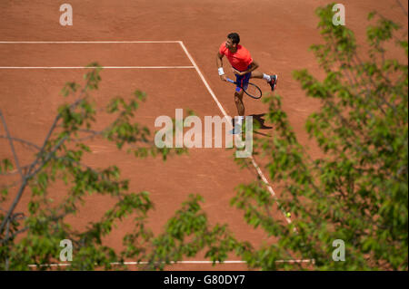 Tennis - Open de France 2015 - Jour 1 - Roland Garros Banque D'Images