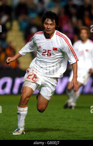 Football - International friendly - Espagne / Chine - Helmantico Stadium. Li Yi, Chine Banque D'Images