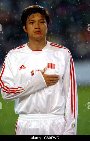 Football - International friendly - Espagne / Chine - Helmantico Stadium. Wei Li, Chine Banque D'Images