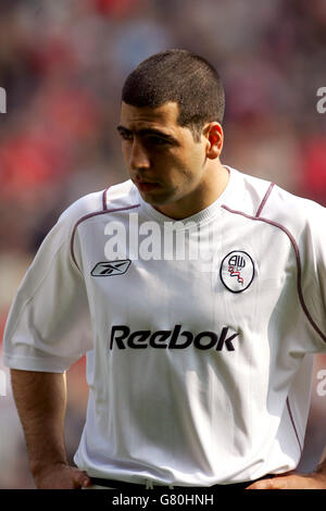 Soccer - FA Barclays Premiership - Liverpool et Bolton Wanderers - Anfield.Tal Ben Haim, Bolton Wanderers Banque D'Images