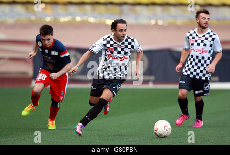 Formule 1 - Grand Prix de Monaco - Pilotes Match de football - Stade Louis II Banque D'Images