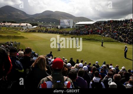 Golf - Dubai Duty Free Irish Open - Jour 1 - Royal County Down Golf Club Banque D'Images