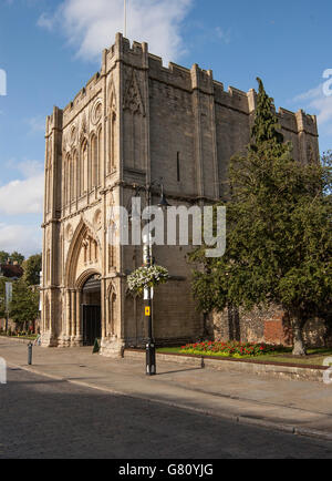 Ruines de l'abbaye de St Edmund's Suffolk Bury St Edmunds Banque D'Images