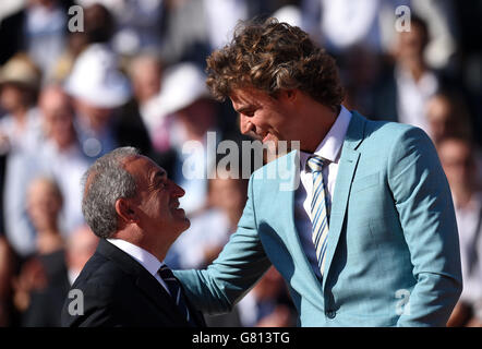 Tennis - Open de France 2015 - Jour 15 - Roland Garros Banque D'Images