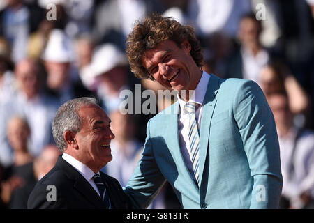 Tennis - Open de France 2015 - Jour 15 - Roland Garros Banque D'Images