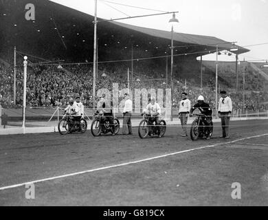 Speedway - premier test match - Angleterre v Australie - Stade de Wembley Banque D'Images