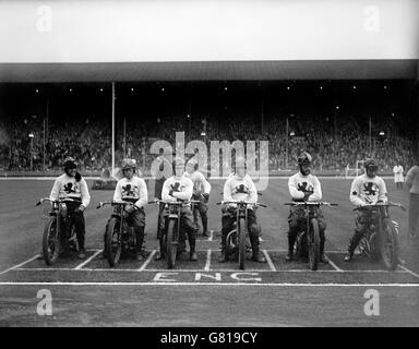 Speedway - premier test match - Angleterre v Australie - Stade de Wembley Banque D'Images