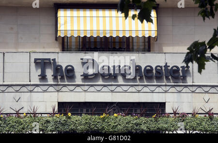 Célébrités Hangouts - Londres. Vue générale de 'The Dorchester' dans le centre de Londres. Banque D'Images