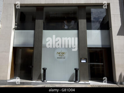 Célébrités Hangouts - Londres.Vue générale de 'Nobu Berkeley Street' dans le centre de Londres. Banque D'Images