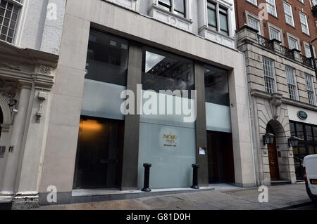 Célébrités Hangouts - Londres.Vue générale de 'Nobu Berkeley Street' dans le centre de Londres. Banque D'Images