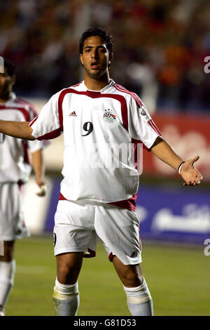 Football - coupe du monde de la FIFA 2006 qualificateur - scène africaine - Groupe trois - Egypte / Libye - Stade des entrepreneurs arabes. Mido, Égypte Banque D'Images