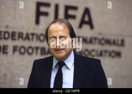 Football - Sepp Blatter - Suisse.sepp Blatter, secrétaire général de la FIFA, siège de la FIFA à Zurich, Suisse. Banque D'Images