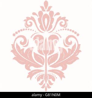 Ornement vecteur élégant dans le style d'Barogue Illustration de Vecteur