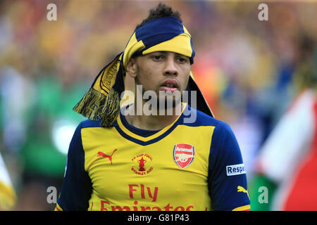 Football - FA Cup - finale - Arsenal / Aston Villa - Wembley Stadium. Francis Coquelin, Arsenal Banque D'Images