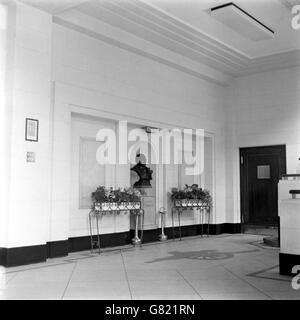 Vue générale du hall d'entrée principal de Highbury, maison d'Arsenal Banque D'Images