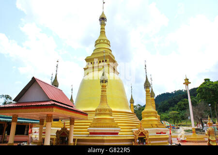 Temple Wat Wareebanpot, Ranong, Thaïlande. Banque D'Images