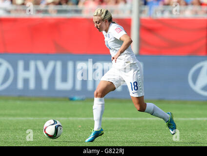 Soccer - coupe du monde des femmes de la FIFA 2015 - Groupe F - Angleterre / Mexique - Stade de Moncton. Toni Duggan en action en Angleterre Banque D'Images