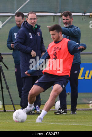 Football - match amical - République d'Irlande v Angleterre - Irlande - Session de formation Gannon Park Banque D'Images