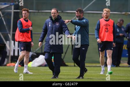 Football - match amical - République d'Irlande v Angleterre - Irlande - Session de formation Gannon Park Banque D'Images