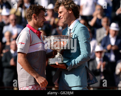 Tennis - Open de France 2015 - Jour 15 - Roland Garros Banque D'Images