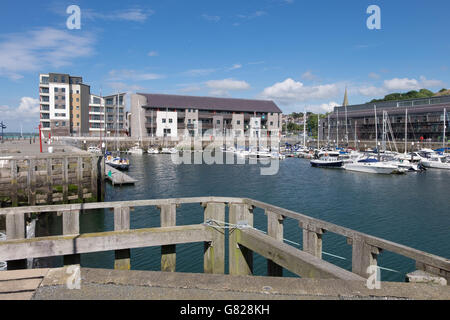 Victoria Quay, Caernarfon, Pays de Galles du Nord Banque D'Images