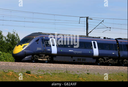 Stock de rail Banque D'Images