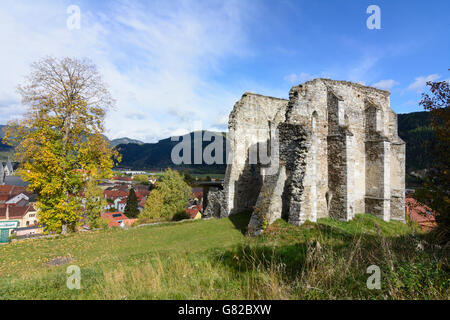 La ruine de l'église, Virgilienberg Friesach, Autriche, Carinthie, Styrie, Banque D'Images