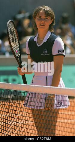 Tennis. Tennis ouvert à la française. Martina Hingis, Suisse Banque D'Images