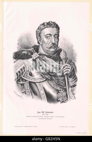 Johann III. Sobieski, König von Polen Banque D'Images