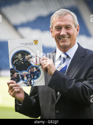 Le président sortant de l'Association écossaise de football Campbell Ogilvie après l'assemblée générale annuelle de l'Association écossaise de football à Hampden Park, Glasgow. Banque D'Images