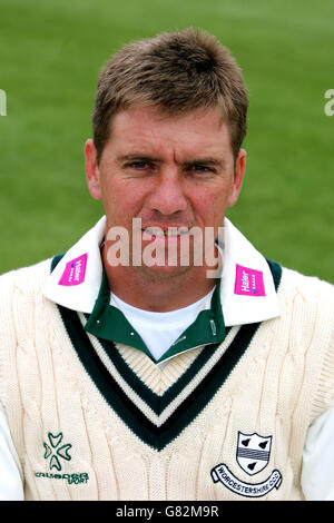 Cricket - Worcestershire County Cricket Club - 2005 Photocall - Nouvelle route Banque D'Images
