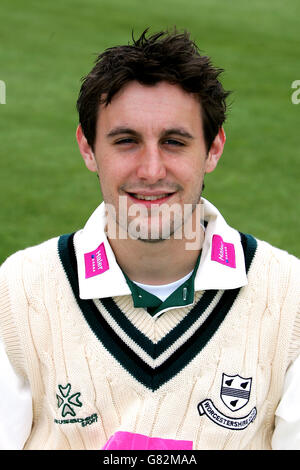 Cricket - Worcestershire County Cricket Club - 2005 Photocall - Nouvelle route Banque D'Images