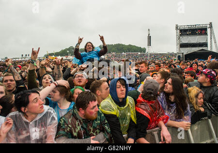 Download Festival 2015 - Jour deux - Donington Park Banque D'Images