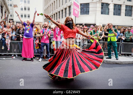 Gay Pride de Londres 2016 Banque D'Images