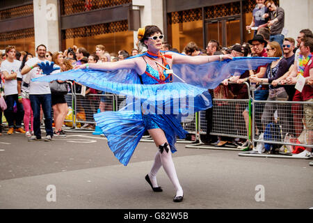 Gay Pride de Londres 2016 Banque D'Images