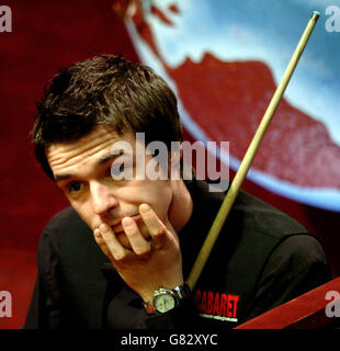 Snooker - Championnat du Monde 2005 de l'ambassade - Premier tour - Paul Hunter v Michael Holt - Le Creuset Banque D'Images