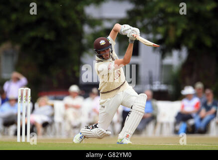 Ben Foakes, de Surrey, en battant contre Glamorgan. Banque D'Images