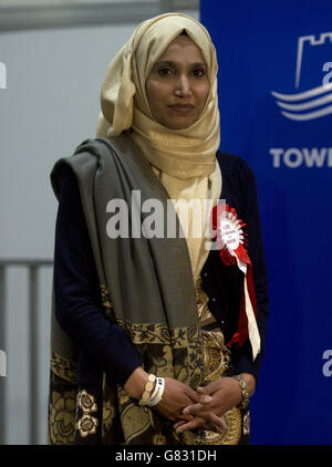 Tower Hamlets élu nouveau maire Banque D'Images