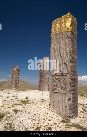 Projet Land Art par Andrew Rogers en Cappadoce Banque D'Images