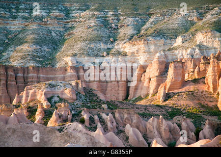 Rose Valley, Cappadoce, Goereme, Anatolie, Turquie Banque D'Images