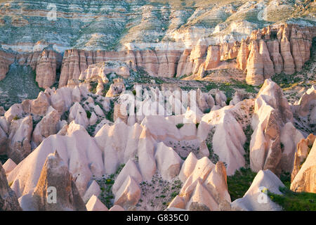 Rose Valley, Cappadoce, Goereme, Anatolie, Turquie Banque D'Images