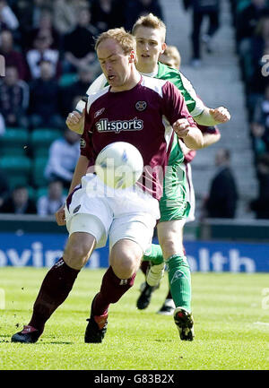 Soccer - Bank of Scotland Premier Division - Hibernian v Coeur de Midlothian - Easter Road Banque D'Images