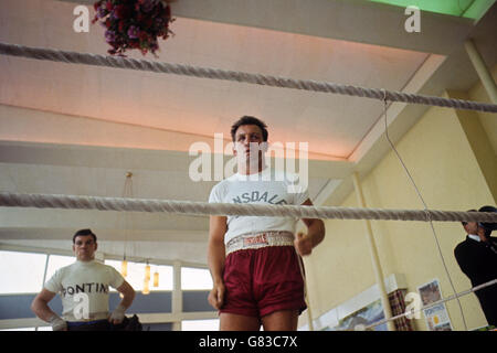 Boxe - World Heavyweight Title - Muhammad Ali v Brian London - Londres - Formation Brian The River Haven Hotel, Blackpool Banque D'Images