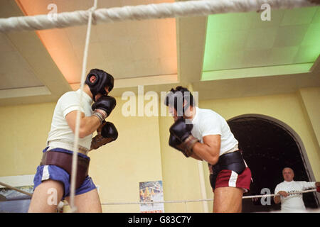 Boxe - World Heavyweight Title - Muhammad Ali v Brian London - Londres - Formation Brian The River Haven Hotel, Blackpool Banque D'Images