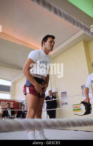 Boxe - World Heavyweight Title - Muhammad Ali v Brian London - Londres - Formation Brian The River Haven Hotel, Blackpool Banque D'Images