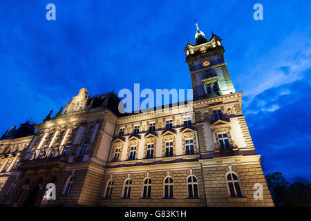 L'ancien hôtel de ville de Bielsko-Biala Banque D'Images