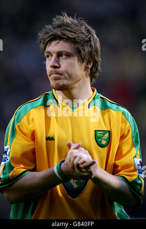 Soccer - FA Barclays Premiership - Norwich City / Newcastle United - Carrow Road. Thomas Helveg, Norwich City Banque D'Images