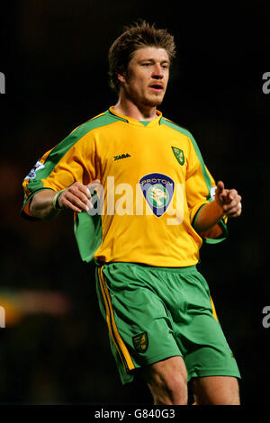 Soccer - FA Barclays Premiership - Norwich City / Newcastle United - Carrow Road. Thomas Helveg, Norwich City Banque D'Images